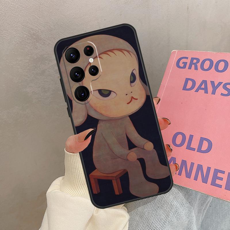 

Yoshitomo Nara Case For Samsung Galaxy S24 Ultra S20 S21 S22 S23 S25 Ultra S9 S10 Plus S25 FE Cover Coque Galaxy S24