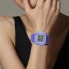 Casio Baby-G Series 100M Waterproof Quartz Movement Resin Strap Watch Women Watches Gray BGD-10K-6PR