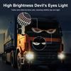 2PCS Devil Eyes Light for Cars Windshield LED Matrix Pixel Panel Display Evil Eyes LED Screen Animated Dynamic for SUV Truck