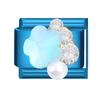 Fashion Zircon Heart Butterfly Moon Star Guitar Italian Charm Links Fit 9MM Stainless Steel Bracelet Jewelry Couple DIY Making