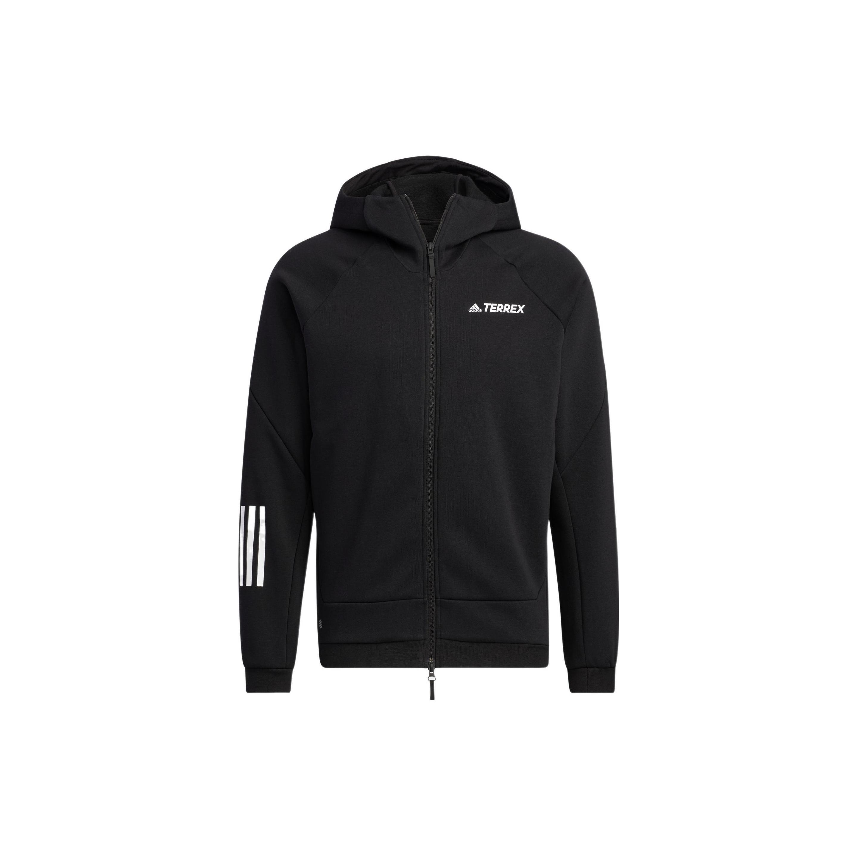 adidas Terrex Knit Fz Hooded Jacket Olive Green Men s HM9712 S
