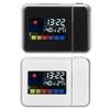 Weather Station Clock Temperature Humidity LCD Color Display LED Backlight Snooze Function Projectio