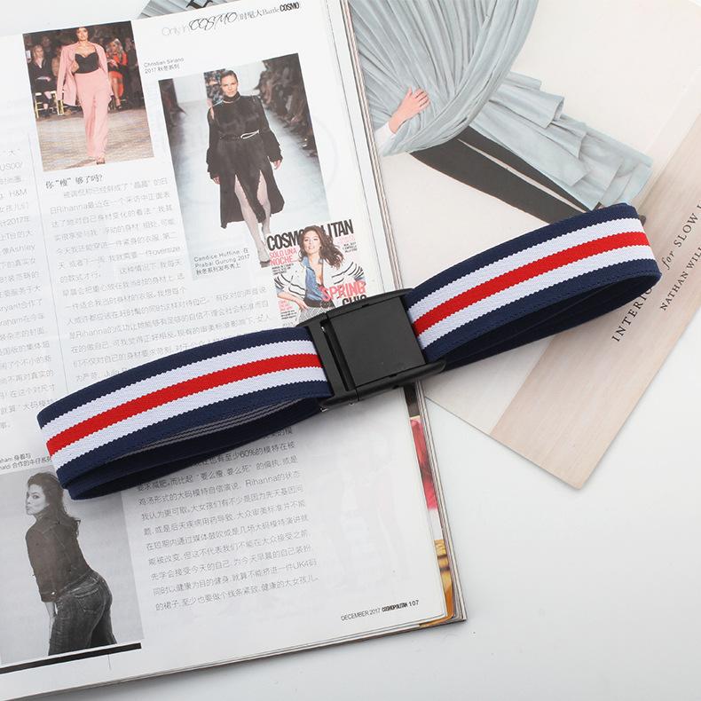 Lazy Belt Elastischer Elastischer Jeansgürtel Damen Dekoratives Taillensiegel Kein Stanzen