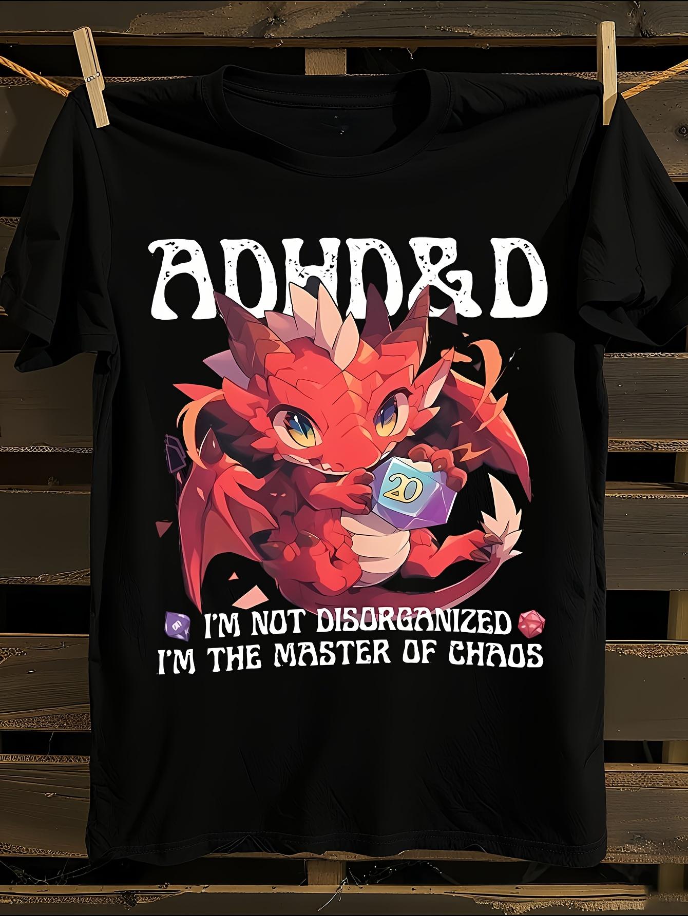 Master of Chaos Dragon Graphic T-shirt S