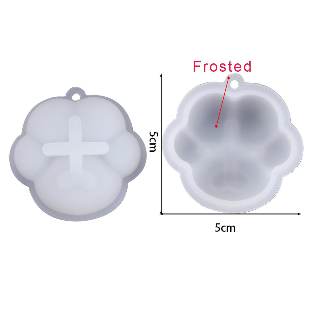 Cat Paw Pendant Silicone Mold Keychain Pendants Epoxy Resin Molds for DIY Epoxy Resin Crafting Mould Jewelry Making Crasfs