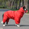 OTOKU Dog Raincoat - Comfortable, High-Quality Material, Pet Raincoat, Raincoat for Small, Medium, and Large Dogs, with Hood, Breathable, Fully Waterp