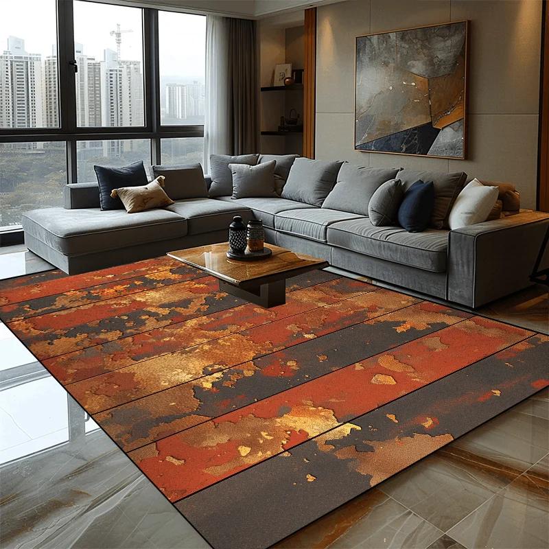 Abstract Art Elastic Carpets for Living Room Sofas Decoration Bedroom Carpet Non Slip Floor Mat Splashing Ink Large Area Rugs