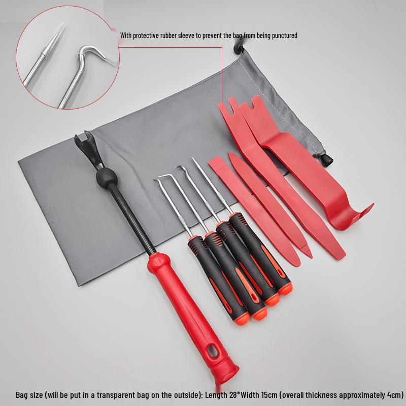 9-Piece Car Modification Tool Set: Door Panel & Audio Panel Removal Pry Bar Tools