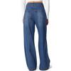 Women's Solid Color Jeans Loose Casual Straight Leg Wide Leg Pants