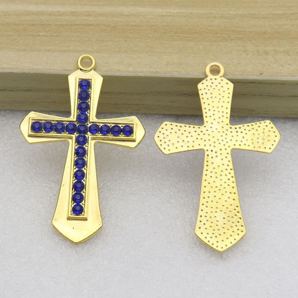 Buy Christian Diamond Cross Keychain Metal Catholic Pendant Religious