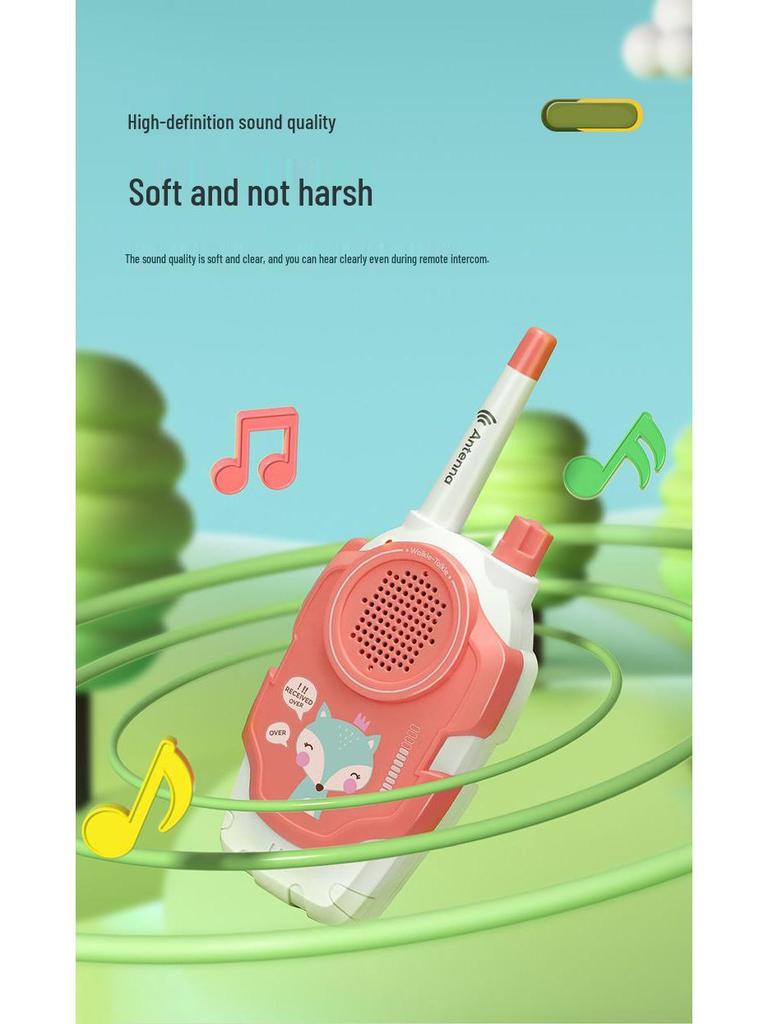 Kinder Walkie Talkie Set: 2-teiliges Eltern-Kind-Interaktives Drahtloses Anrufspielzeug, Smarte Outdoor-Kommunikation.