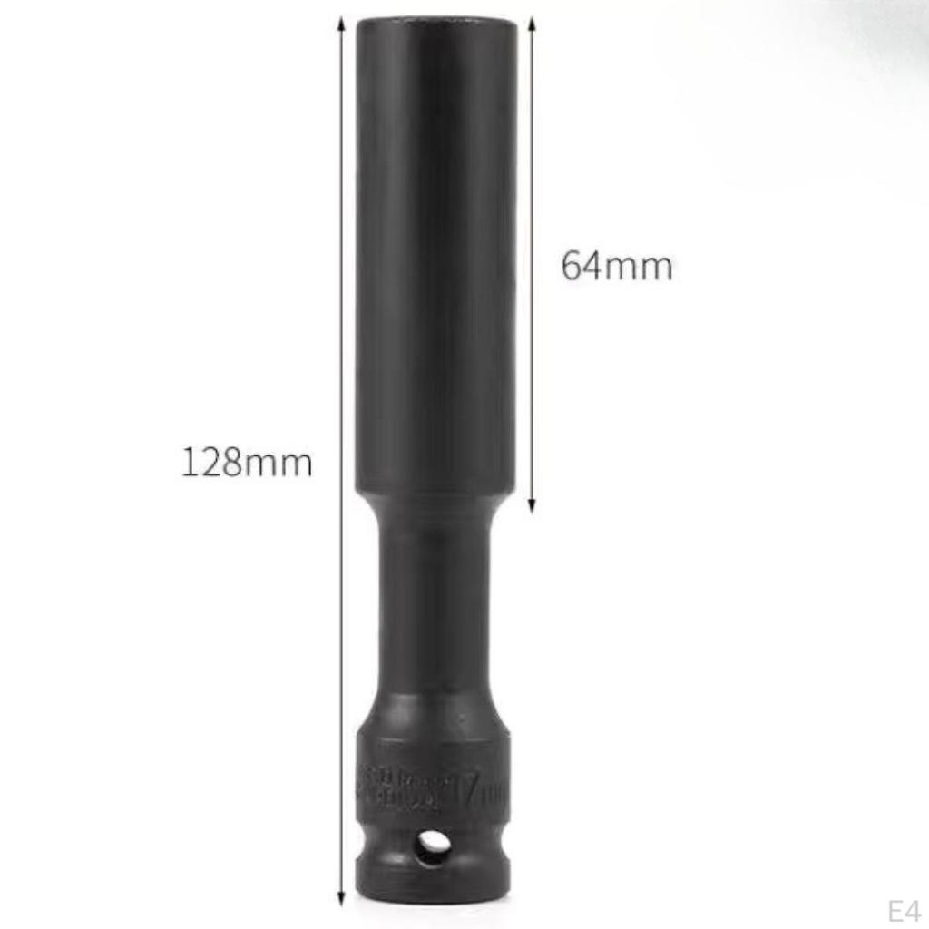 1/2" Hex Socket Electric Wrench Attachment for Automotive Maintenance