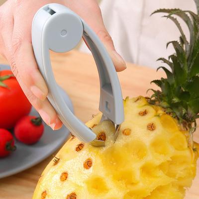 Ananas Urkärnare Och Skivare Multifunktionell Ananas Ögonborttagare Skärare Jordgubbsstjälk