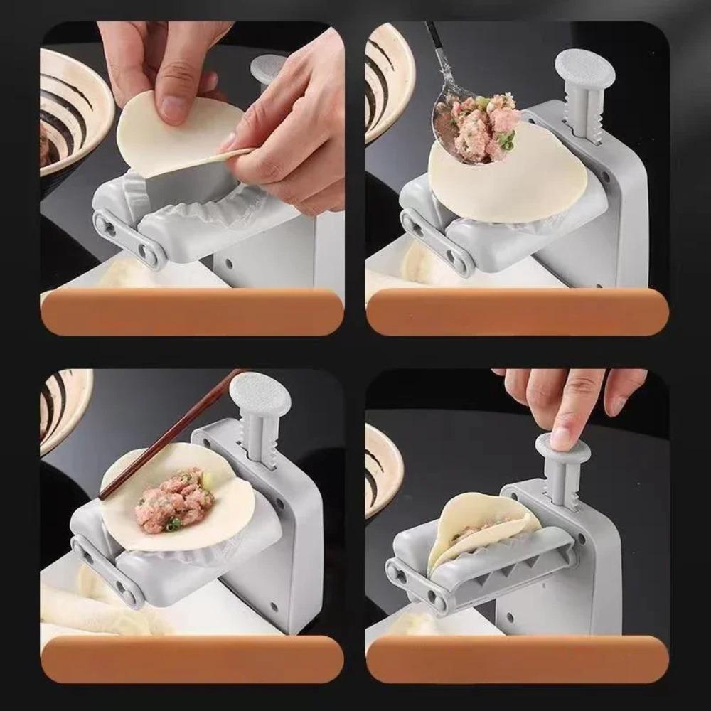 Automatic Dumpling Machine Easy To Clean Double-Head Pressing Die Pie Wonton Mold DIY Reusable Kitchen Gadget Accessories