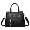 Large capacity three-layer women's fashion handbag simple women's bag new messenger bag shoulder bag