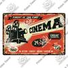Decor Cinema Vintage Metal Plaque Metal Sign Tin Sign Iron Poster for Movie Theater Club Living Room Home Wall Decor