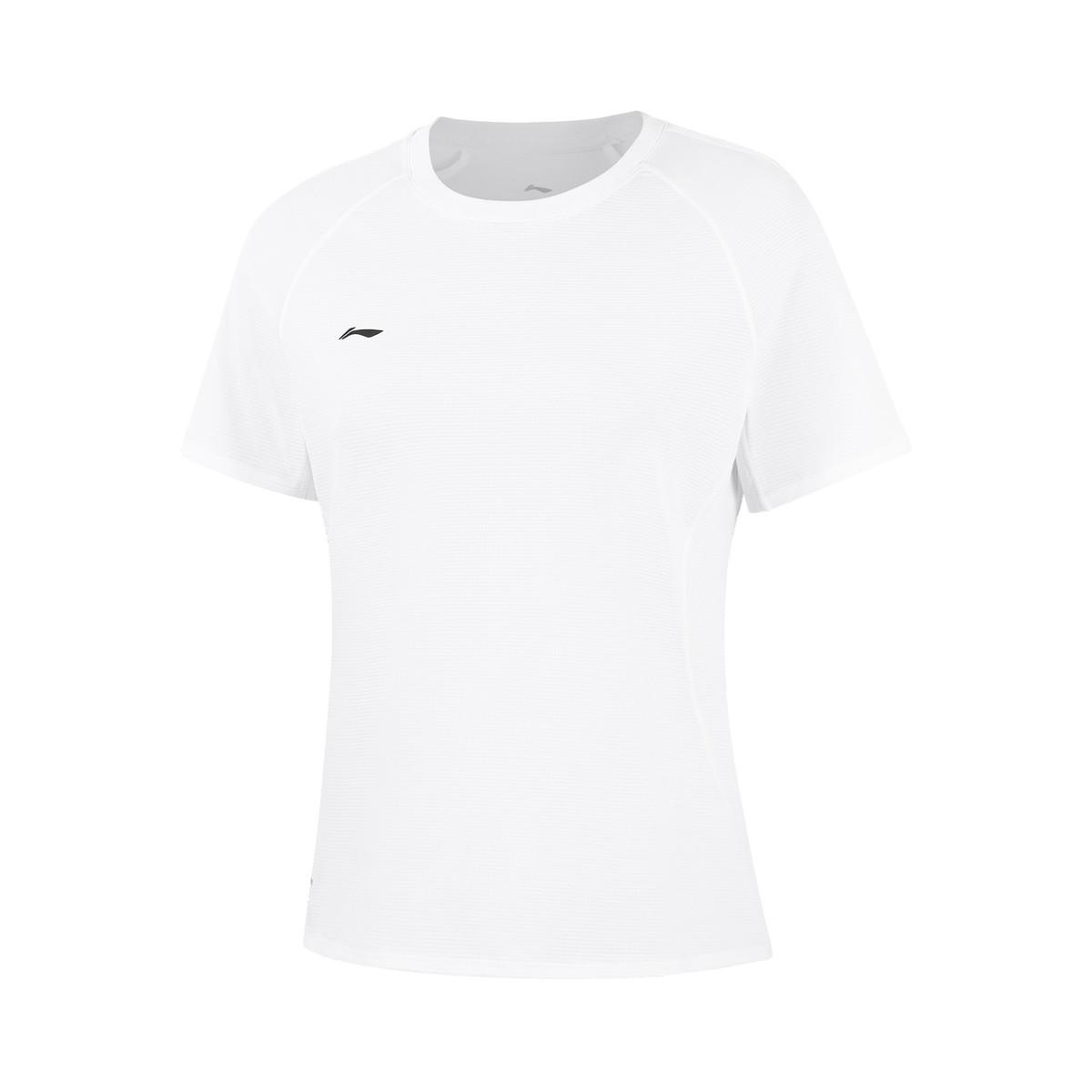 Li-Ning Fashionable Breathable Short Sleeve Sports Leisure T-Shirt Women tops White ATSW414-1 S