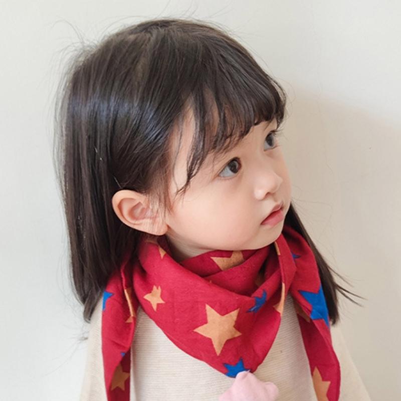 Cute Children Scarf Versatile & Warm Shawl Cotton Baby Neck Towel Multi Functional Scarf Lightweight for Boys & Girls