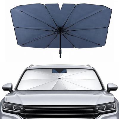 2026 Windshield Sun Shade Umbrella, Foldable Car Sunshade , Automotive Interior Sun Protection for 99% Heat UV Blocking