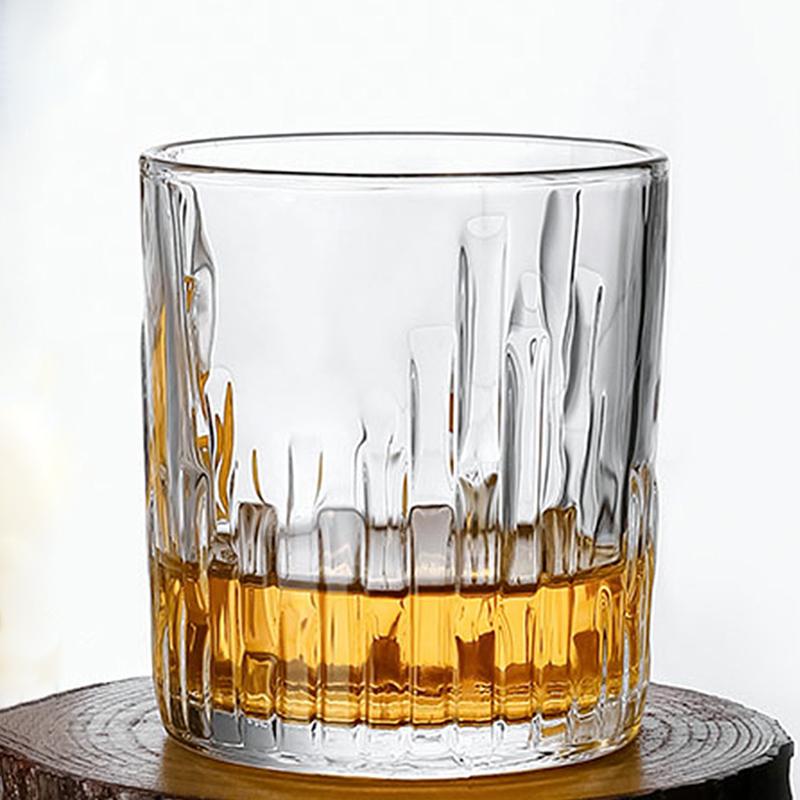 340ml Whiskey Glass Old Fashioned Rocks Glasses Tumblers Glassware for Cocktail Scotch Bourbon Gin Voldka Brandy Drinkware Cups