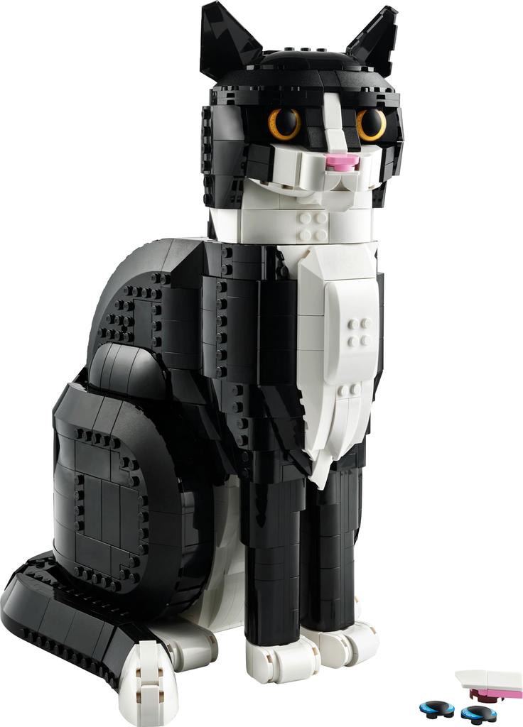 LEGO Idea Tuxedo Cat Toy Present Birthday Block Christmas Men Women Interior Stylish Animal Creature 21349