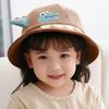 Autumn Embroidered Baby Fisherman Hat - Versatile Sun Protection & Warmth