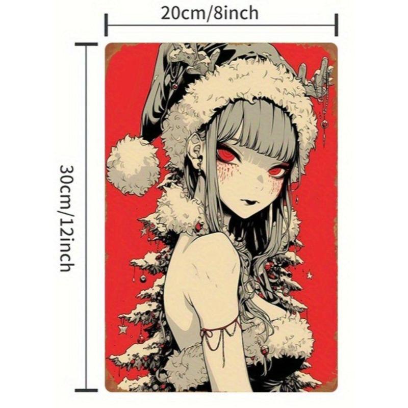 Pin-Up Girl Blechschilder, Garage Werkstatt Metalldekor 20x30cm