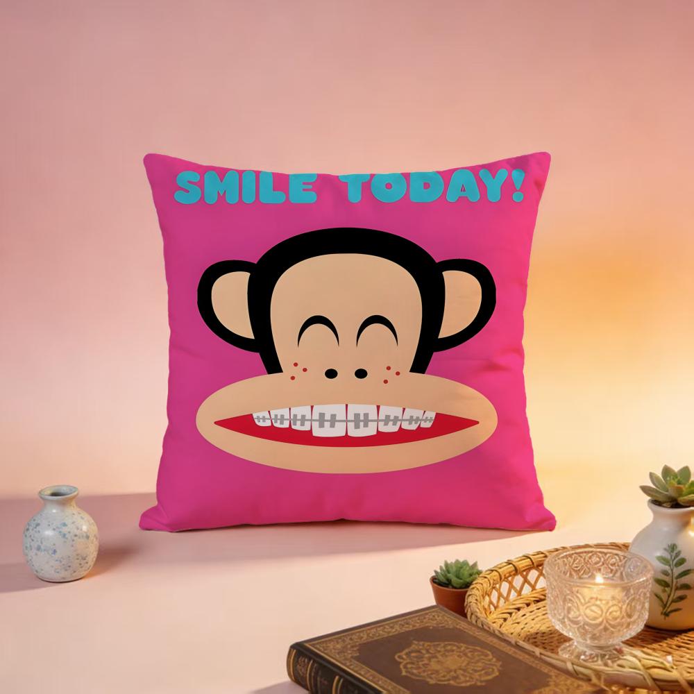 

Hot PPaul Frankful Cushion Cover Premium SkinFriendly Pillow Case MultiPurpose for Home Office Travel 30X30cm
