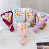 New Handmade Flower Bouquets Mini Crochet Flowers Colorful Artificial Flowers Teacher's Day Gift Floweres