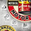 Vintage Rustic Pennzoil Classic Motor Oil Metal Wall Sign Retro Home Decor