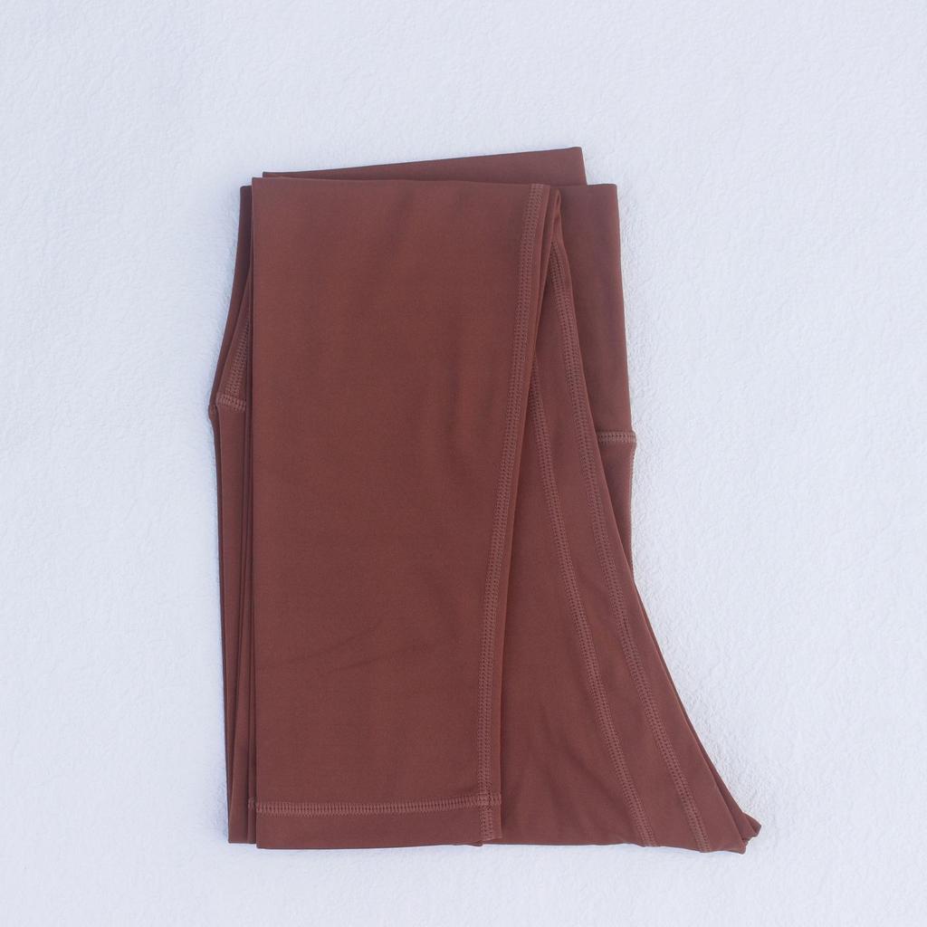 LULU Women's High-Waist Yoga Leggings with Pocket for Long-Leg Look