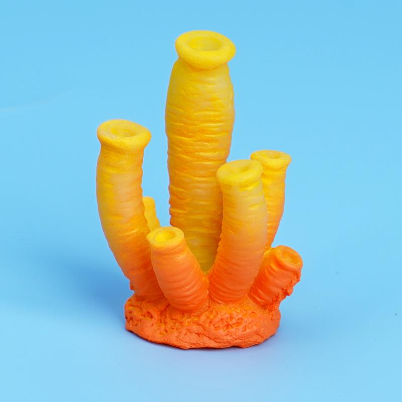 Aquarium Artificial Coral Landscape Ornaments Garden Fish Tank Decor Resin Reef Rock Making Simulation Starfish DIY Background