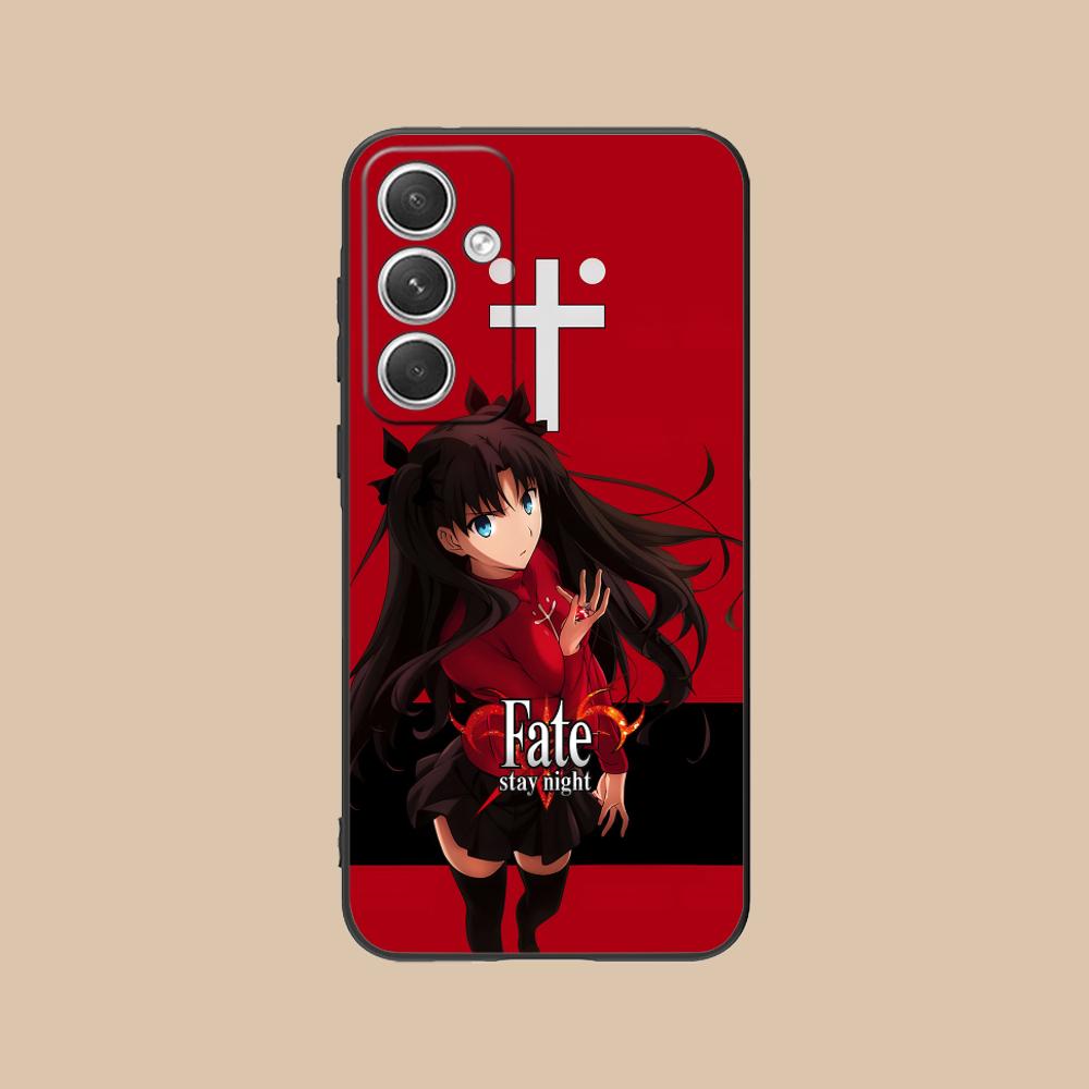 Anime Fate Stay Rin Phone Case for Samsung Galaxy S26 S25 S24 S23 S22 S21 S20 Note20 Plus FE Ultra Colorful Cover Luxury Pretty