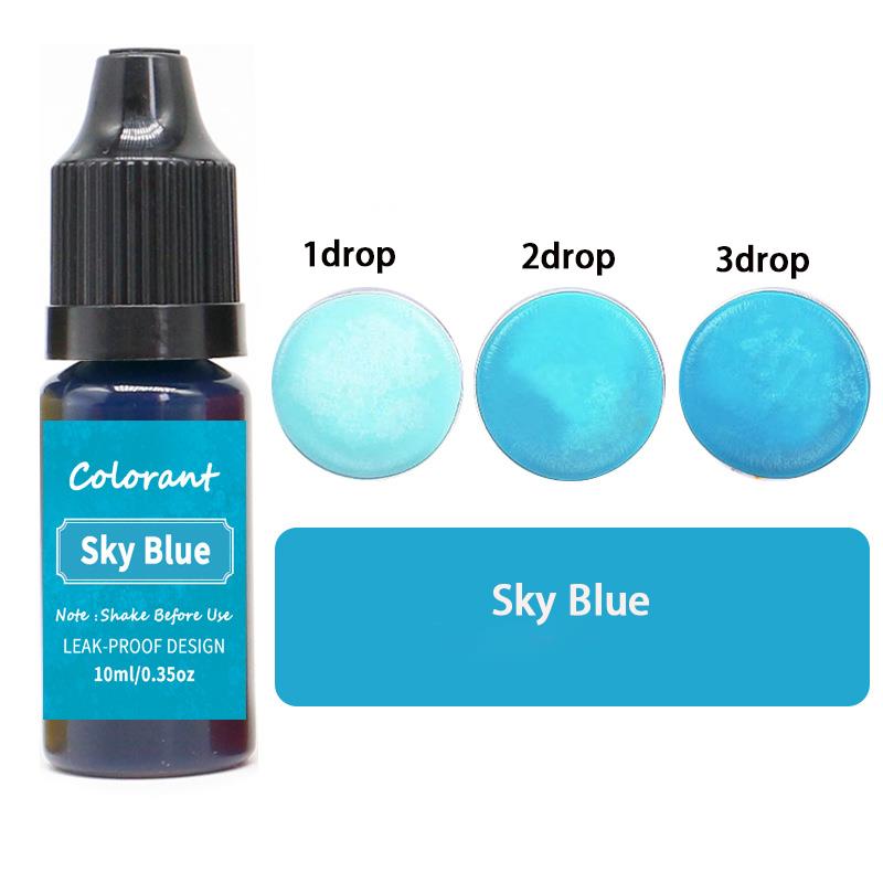 20 färger Ljusfärgämnen Pigment Aromaterapi Flytande färgämne Pigment DIY Ljusform Tvålfärgning Handgjorda hantverk Hartspigment
