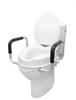PEPE Raised Toilet Seat Handicap Toilet Support Handrail for Toilet Seat Toilet Raiser for the Raised Toilet Support for Elderly and Pregnant Women -