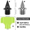 100Pcs Track Spikes Steel Wear Resistant Shoe Spikes Replacement Non-slip Lightweight Sport Shoes Spikes for Running Hiking