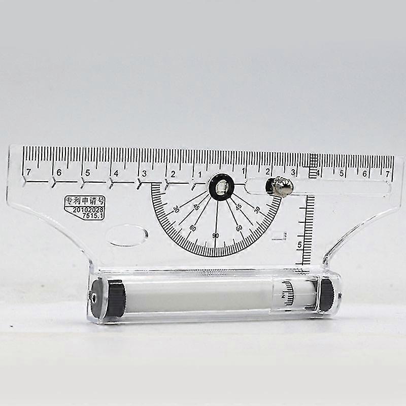 Multifunctional Drawing Ruler Portable Universal Parallel Ruler Practical Measuring Tool For School