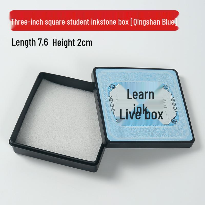 Leak-Proof Ink Cartridge with Student Calligraphy Brush Ink Well and Lid