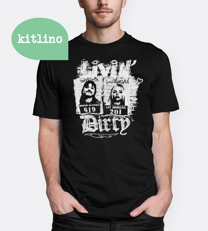 Dominik Mysterio And Liv Morgan Livin Dirty F43604 Unisex T-Shirt L