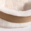 Faux Fur Earmuffs with Elastic Headband Foldable Design Fluffy Warm Ear Warmers Plush Exterior Winter Accessory