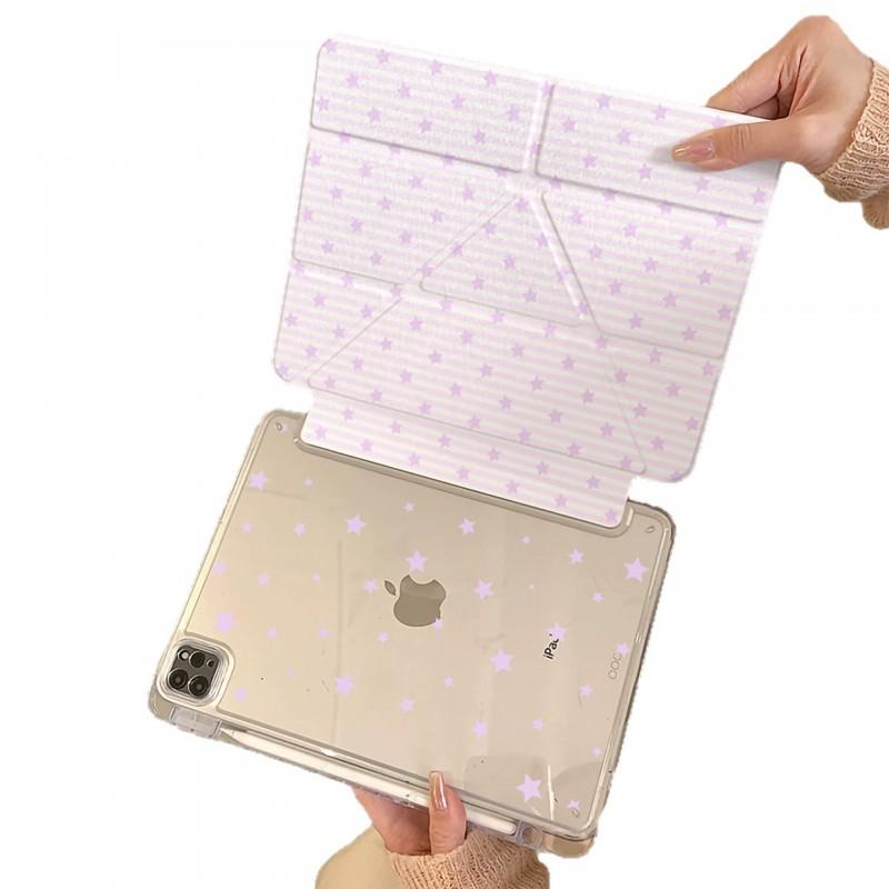 IPad Mini 7/6 Case With Pencil Holder Slim Protective Cover Pro 13 Inch Korean Style