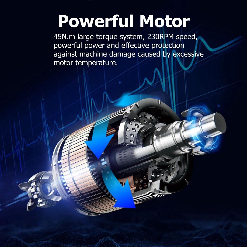 45N.m 12V Rechargeable Cordless 3/8'' Electric Ratchet Wrench 90° Right Angle Wrench Power Tool With LED Lighting