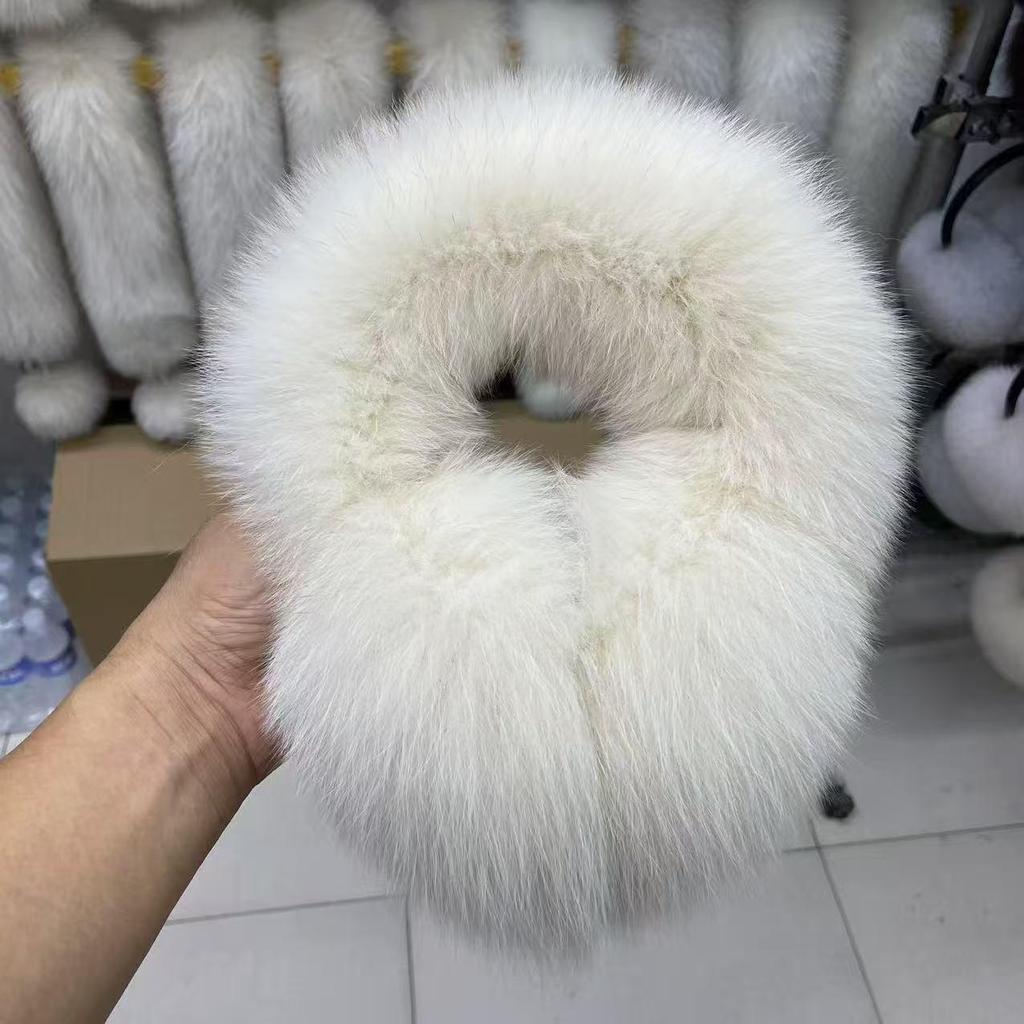 Korean Style Women's Real Fox Fur Earmuffs - Super Warm, Thick, Cute, Furry Winter Ear Covers