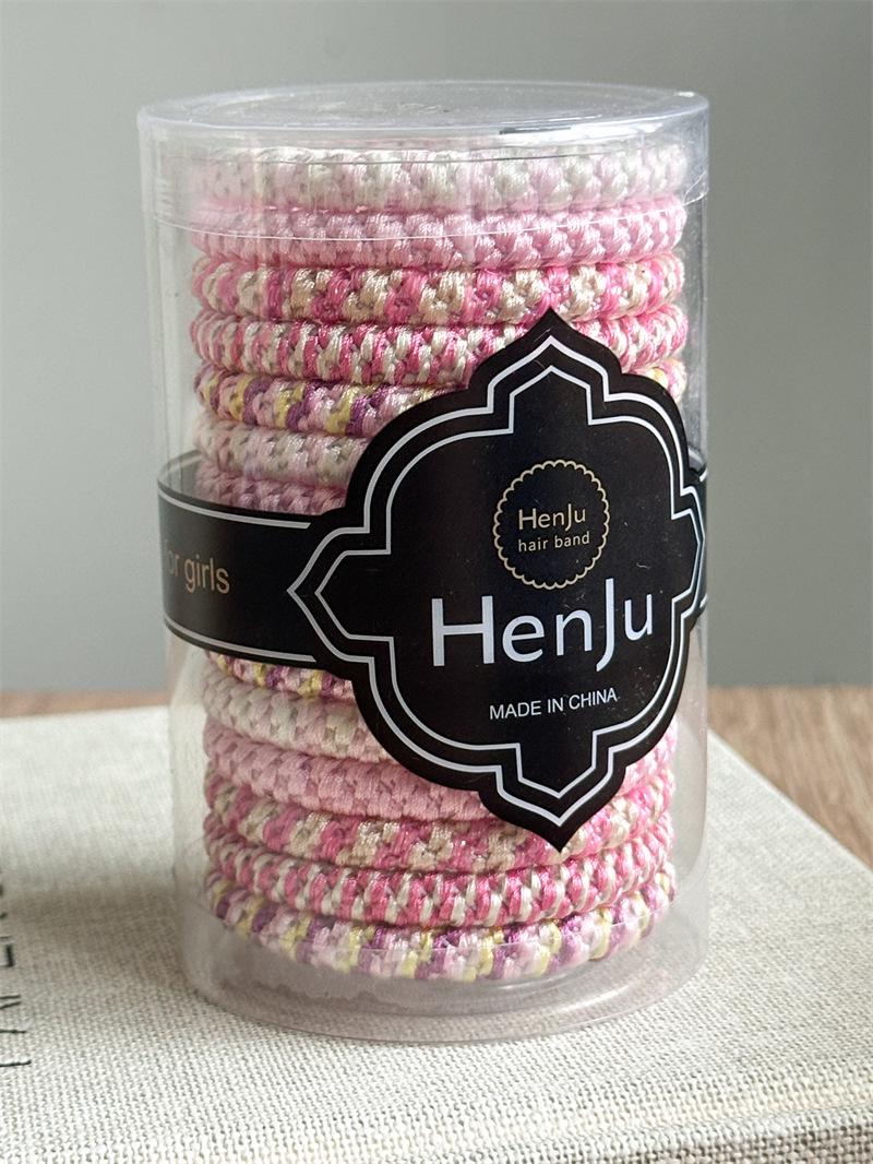 

High Elasticity Durable Thick Ponytail Holder - No Damage Hair Tie for Athletes