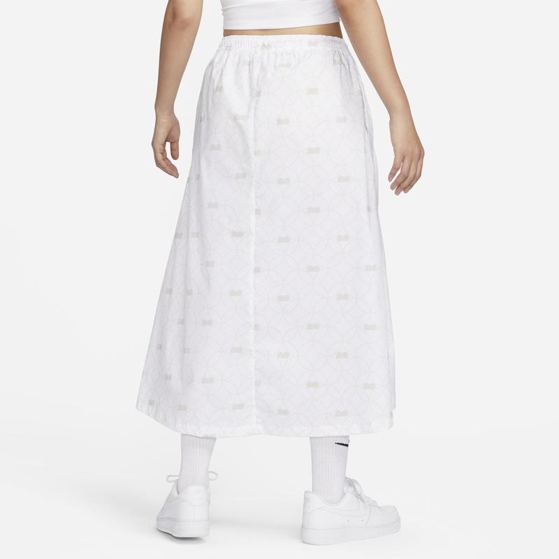 Nike Casual Long Skirt Women's White FN2270-100