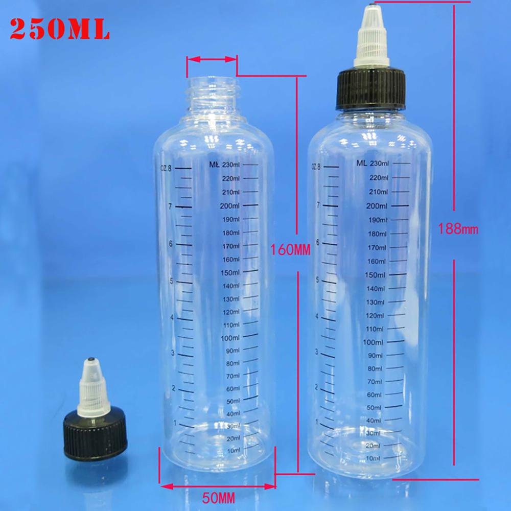 Pigment Container Squeezable Dropper Bottles Makeup Tools Tattoo Ink Bottles Refillable Bottles