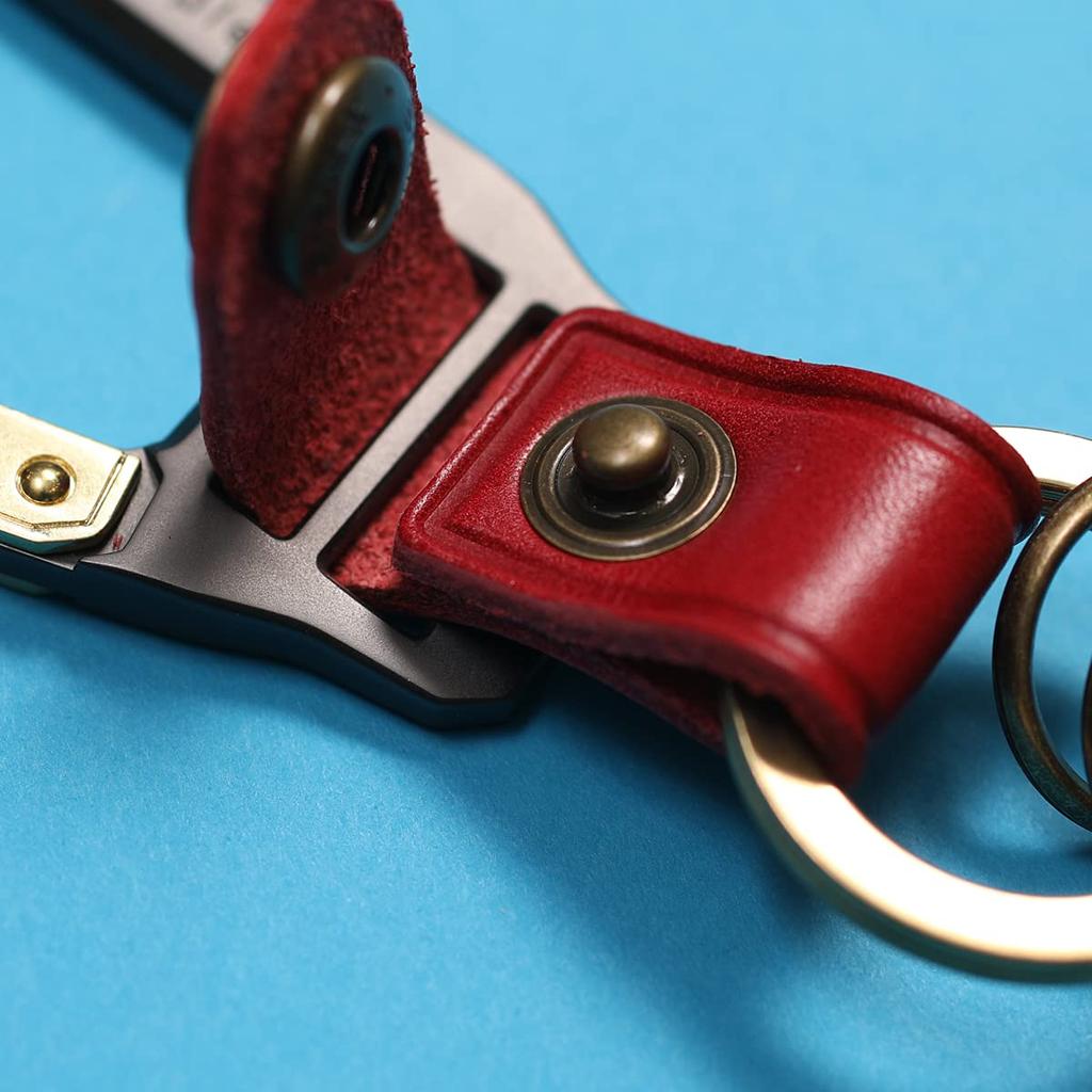 CARABINER Keychain for One Size [MASTERPIECE] Men, Camel,