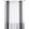 Farmhouse Stripes Black And White Sheer Curtains for Living Room Bedroom Tulle Window Drapes for Kitchen Decoration