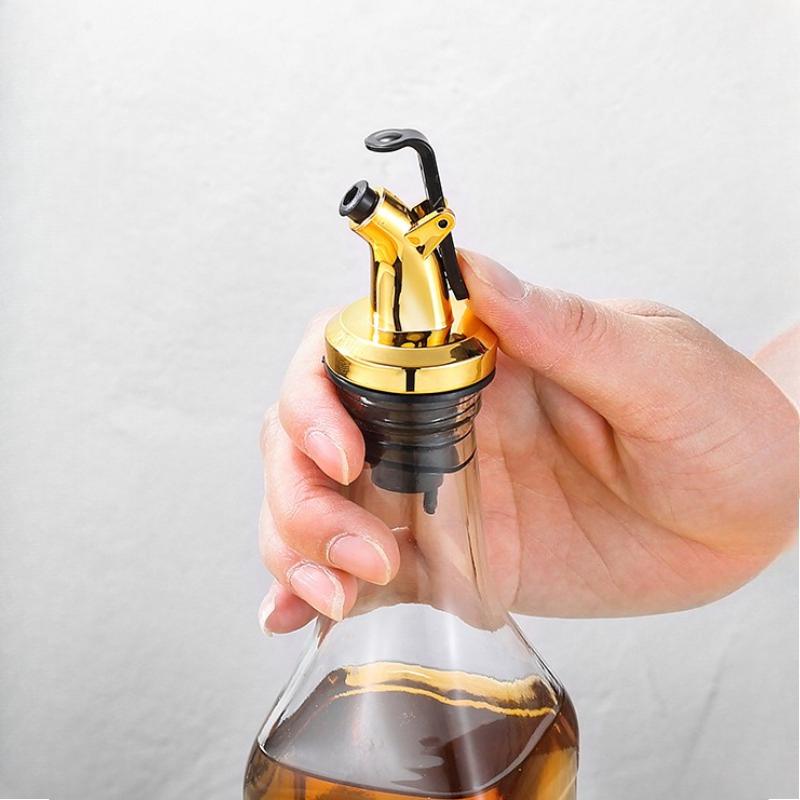 1Pc Plastic Oil Bottle Stopper, Household Kitchen Pouring Oil, Soy Sauce Nozzle, Silicone Bottle Stopper, Oil Bottle Diversion Nozzle,
