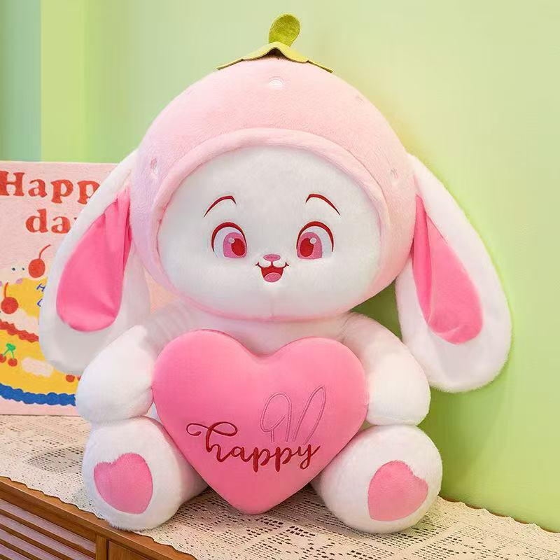 Плюшевая игрушка My Melody Кролик с клубникой, 20 дюймов - Большой кукольный подарок